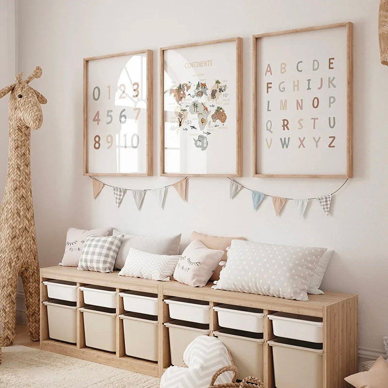 Affiches Carte du Monde Enfant