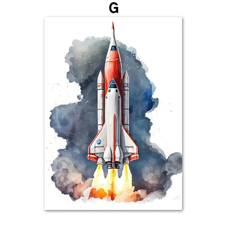 Affiches Enfant Astronautes