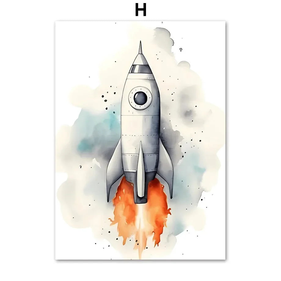 Affiches Enfant Astronautes