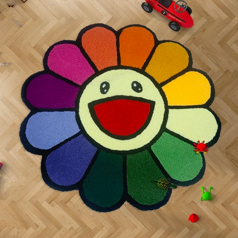 Tapis Enfant Fleur
