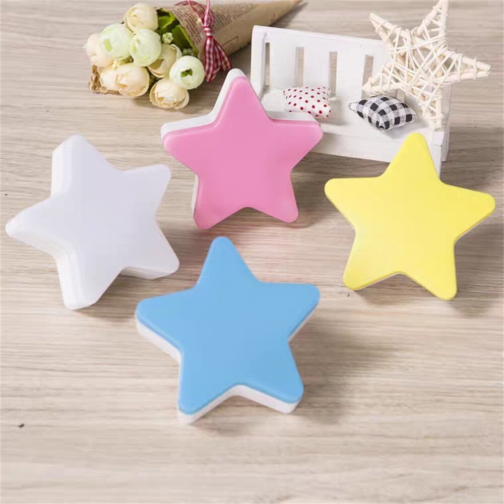 Cute Star LED Night Light Plug-in Intelligent Light Control Energy Saving Bedside Lamp For Children Bedroom Hallway Stairs Decor