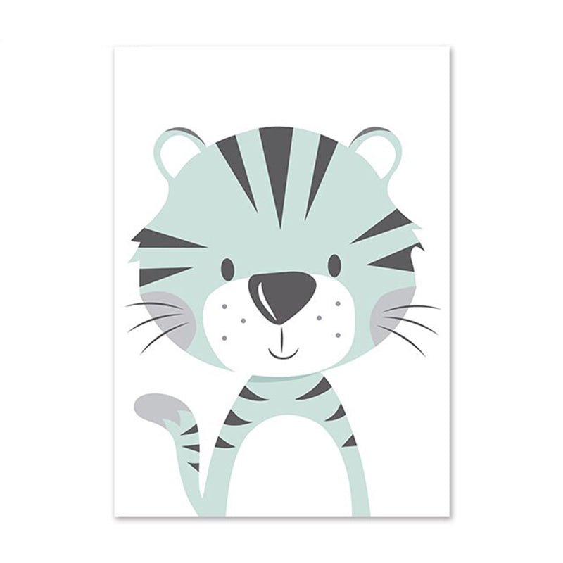 Affiche animaux bébé - 21x30cm