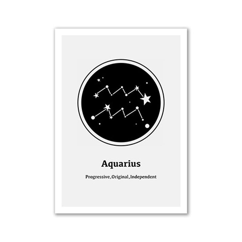 Affiche astrologie enfant - Verseau