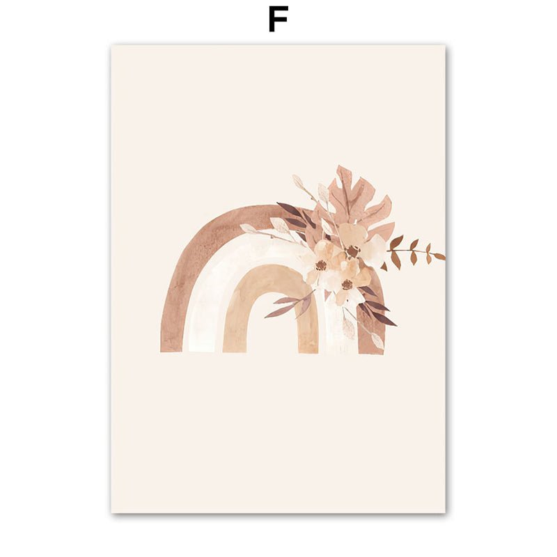 Affiche bébé nounours - 15x20 cm