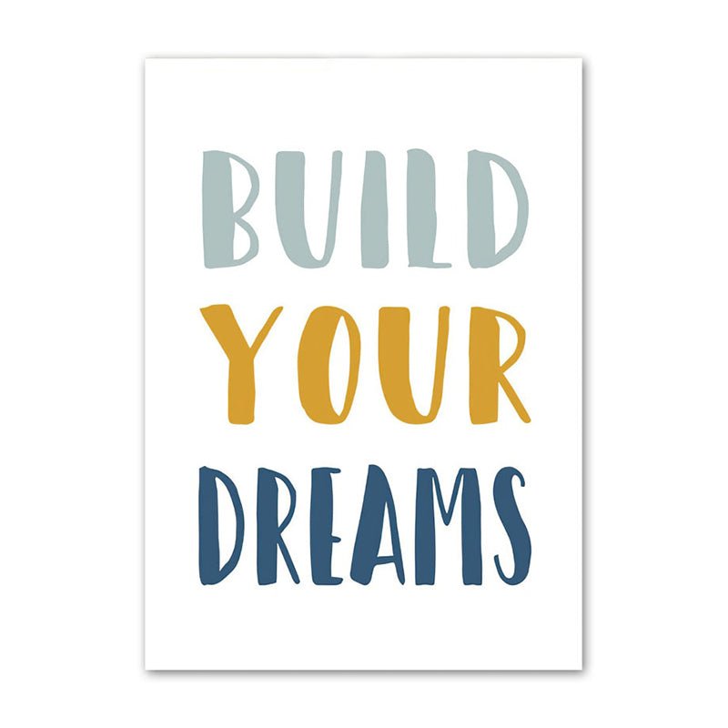 Affiche enfant engin de chantier - 21x30 cm