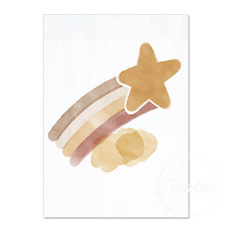 Affiche enfant Espace - 21x30cm