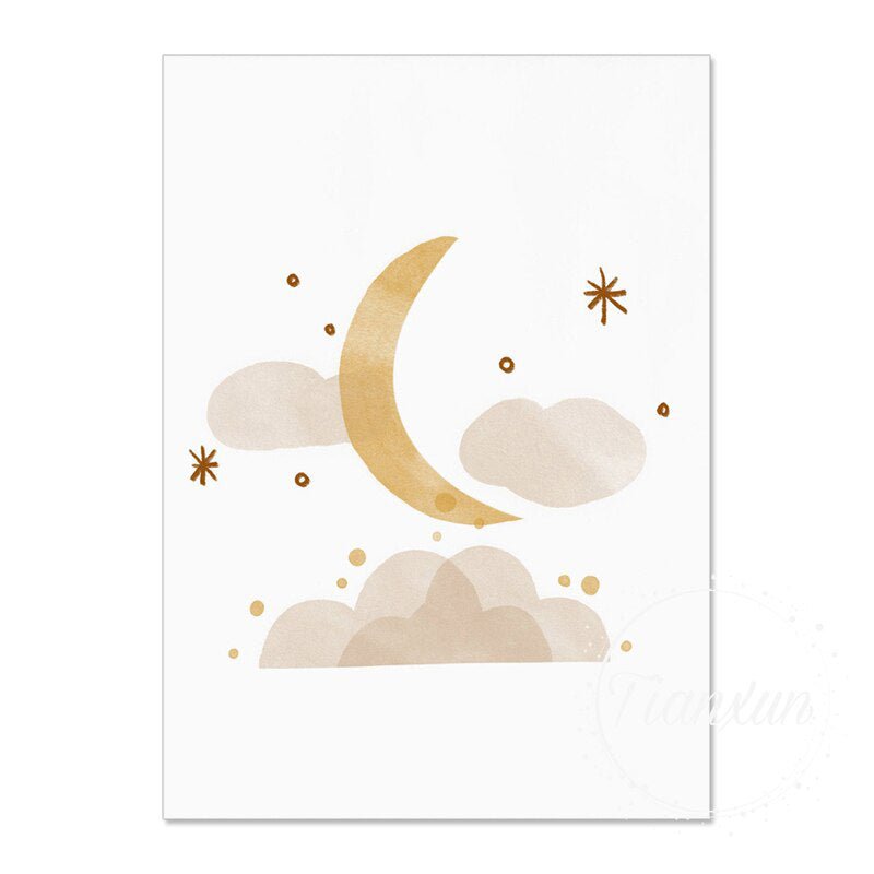 Affiche enfant Espace - 21x30cm