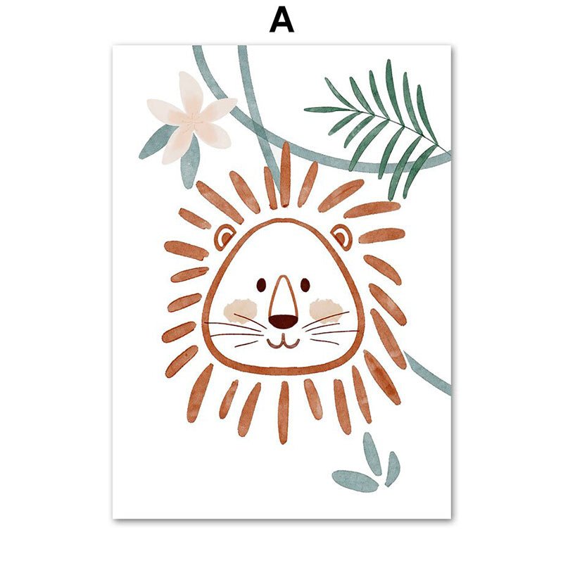 Affiche enfant jungle - A