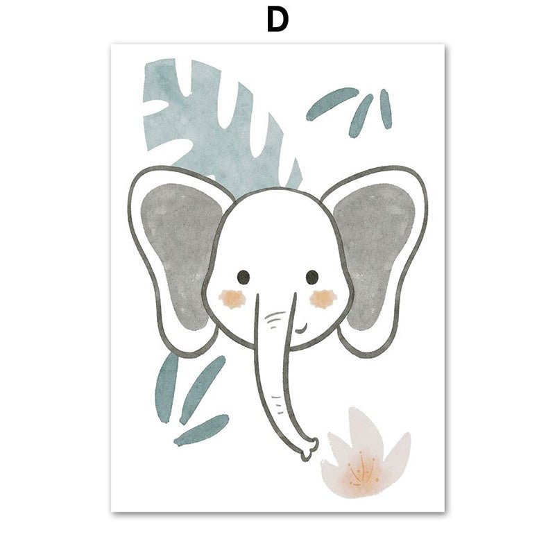 Affiche enfant jungle - D