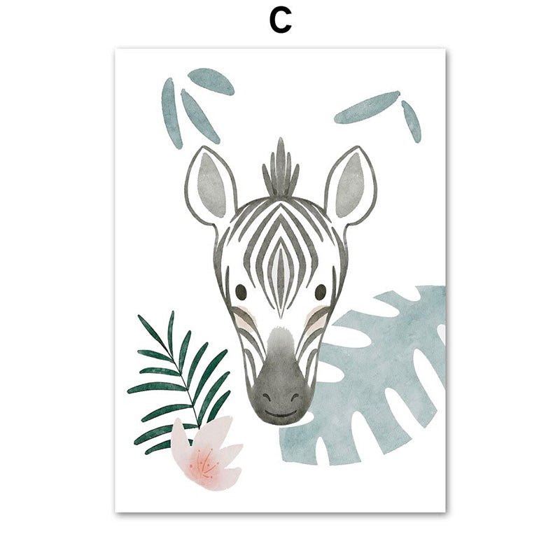 Affiche enfant jungle - C