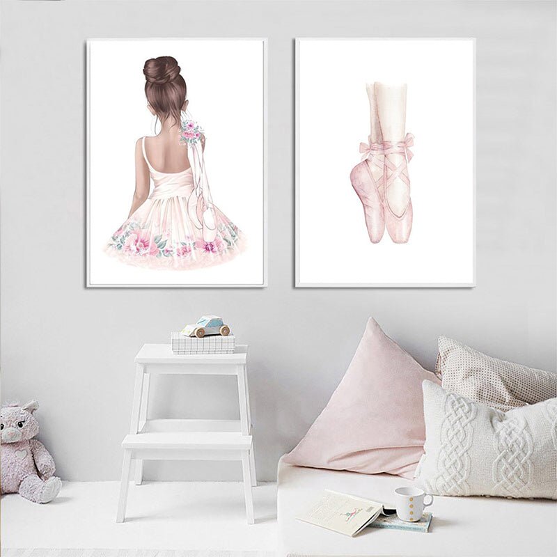 Affiche fille danseuse - 21x30cm