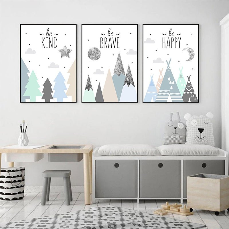 Affiches bébé garçon - 15x20cm