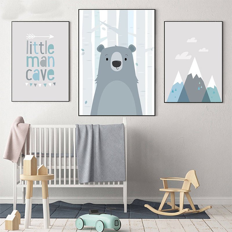 Affiches enfant montagnes - 21x30cm
