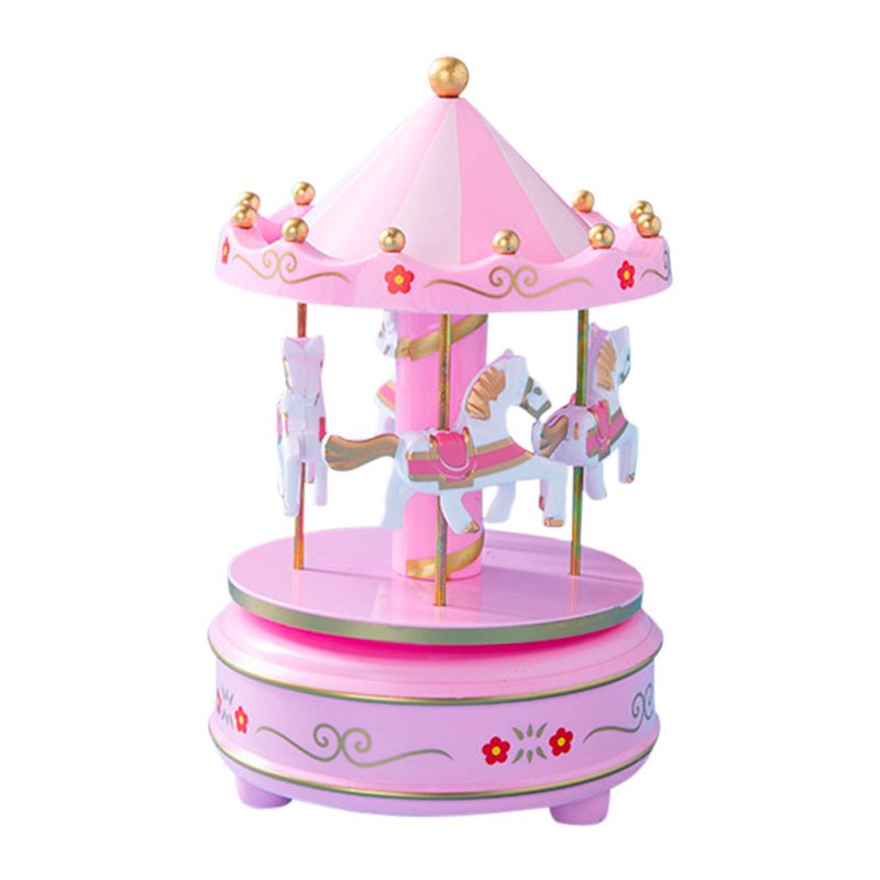 Carrousel musical enfant - Rose