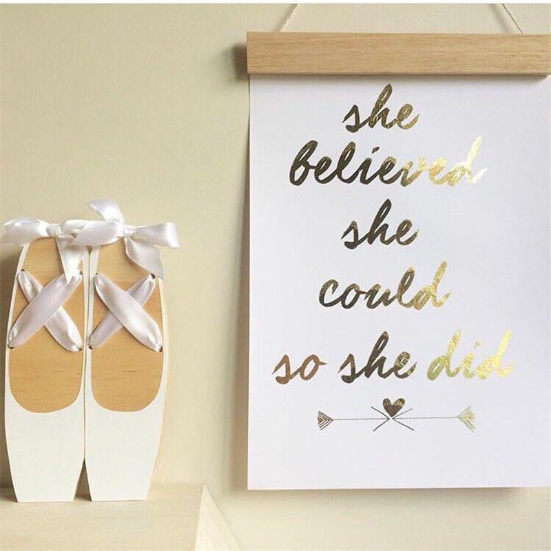 Chaussons de danse fille - Blanc
