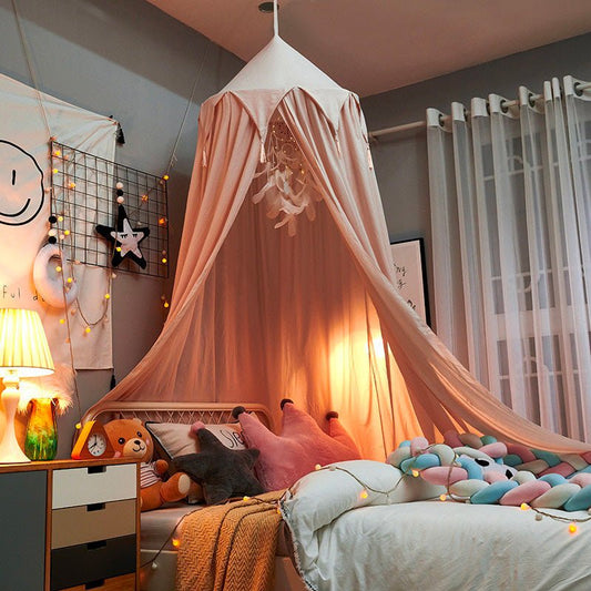 Ciel de lit fille - Rose