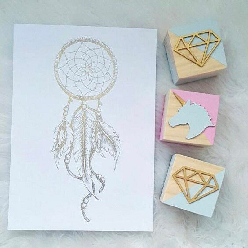 Cubes chambre garçon - Licorne diamant