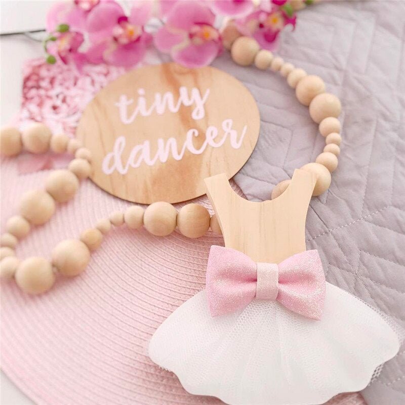 Déco fille danseuse - Robe rose