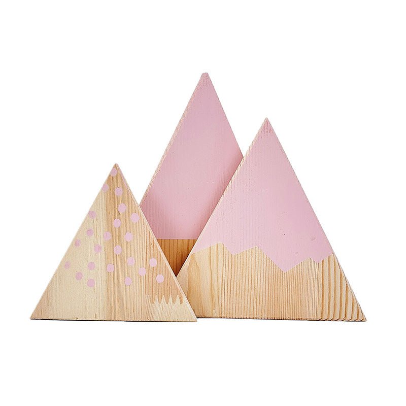 Déco montagnes enfant - Rose