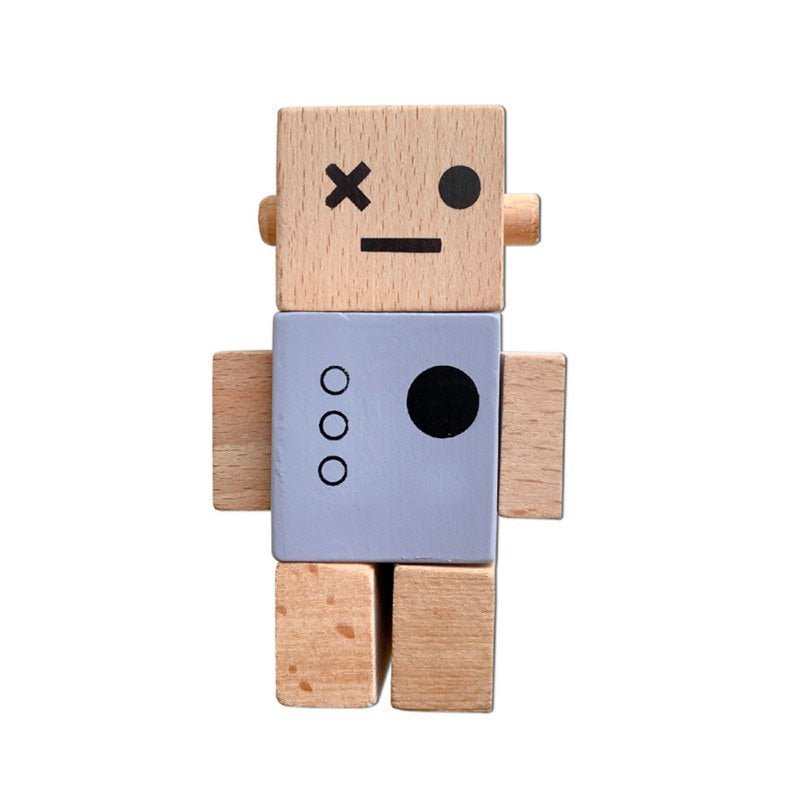 Déco robot enfant - Gris