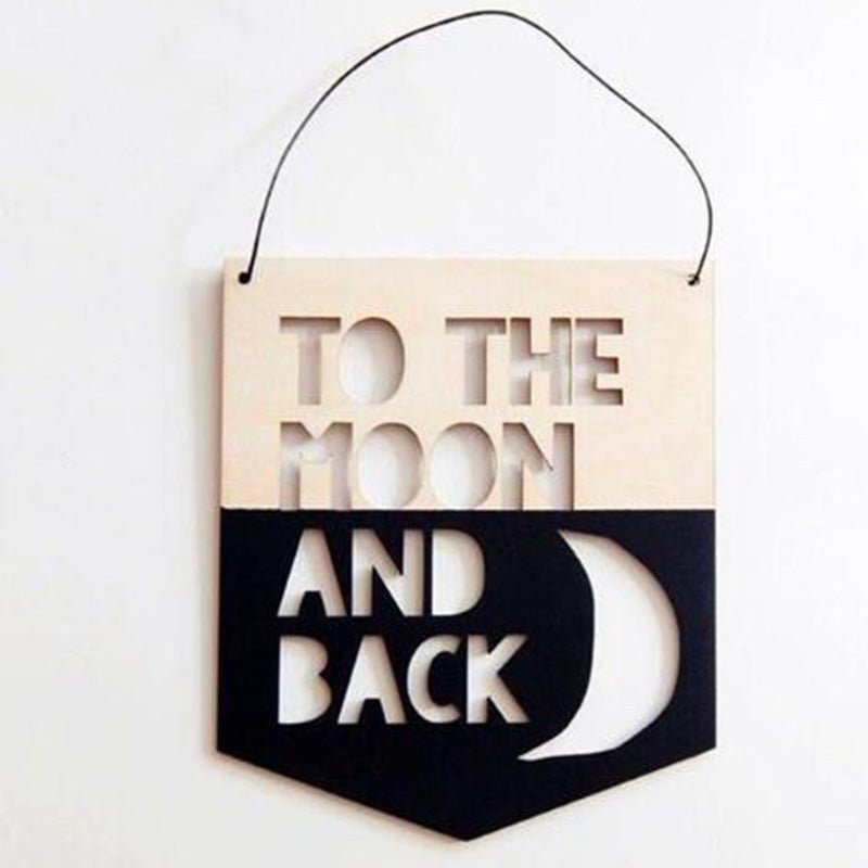 Suspension Murale en Bois Enfant