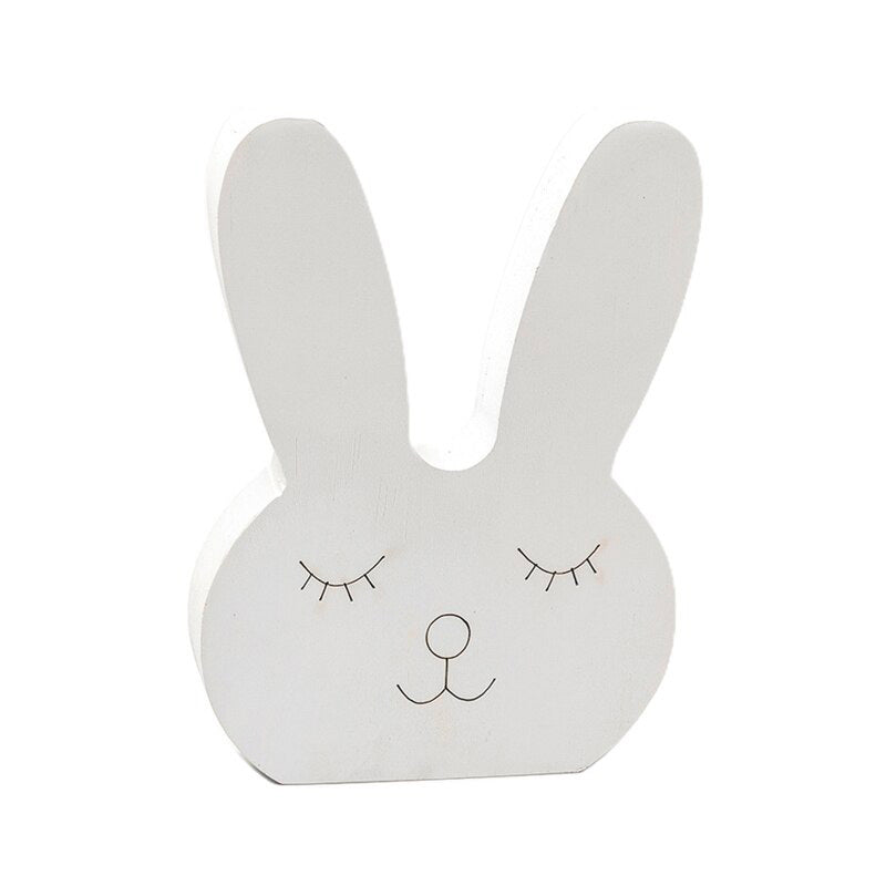 Déco Lapin en Bois Enfant