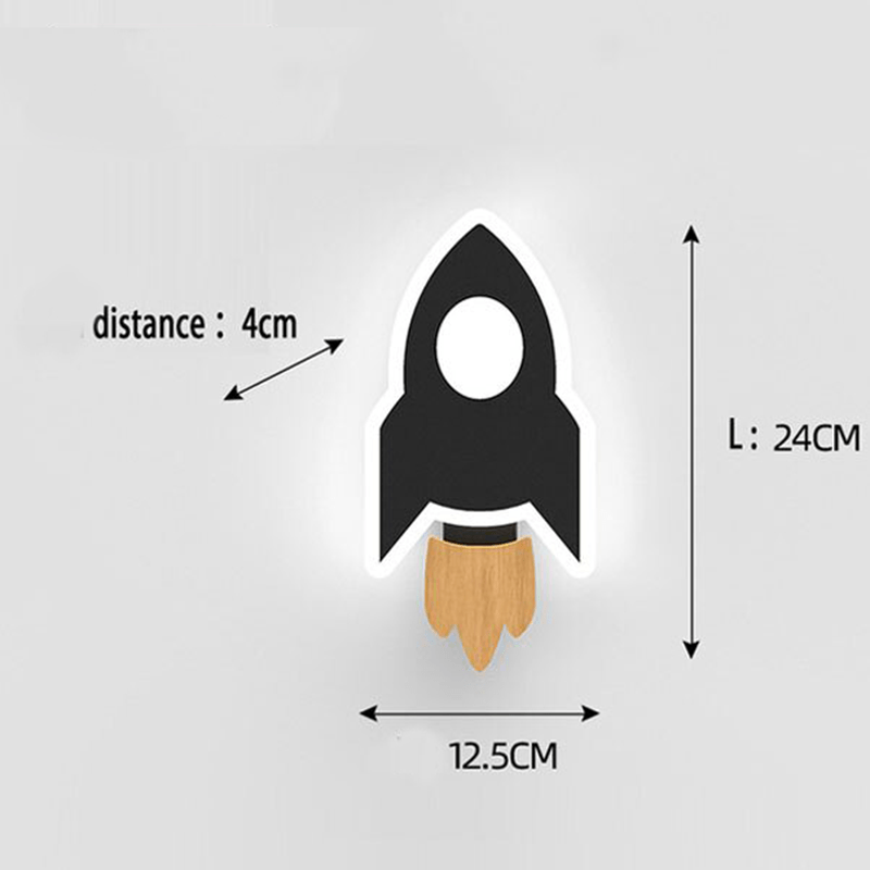 Applique Murale Fusée Enfant