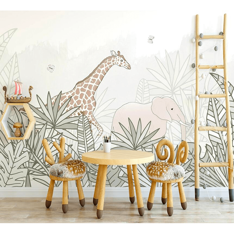 Papier Peint Safari Enfant