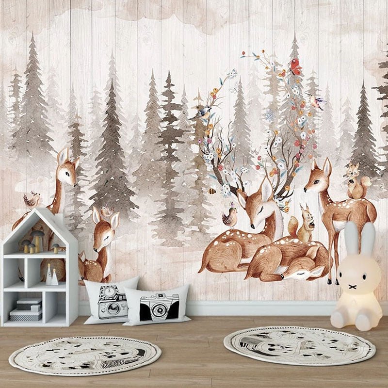 Papier Peint Forêt Enfant