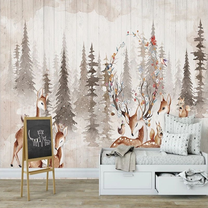 Papier Peint Forêt Enfant