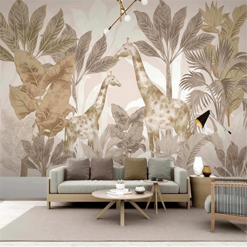 Papier Peint Chambre Enfant Thème Jungle