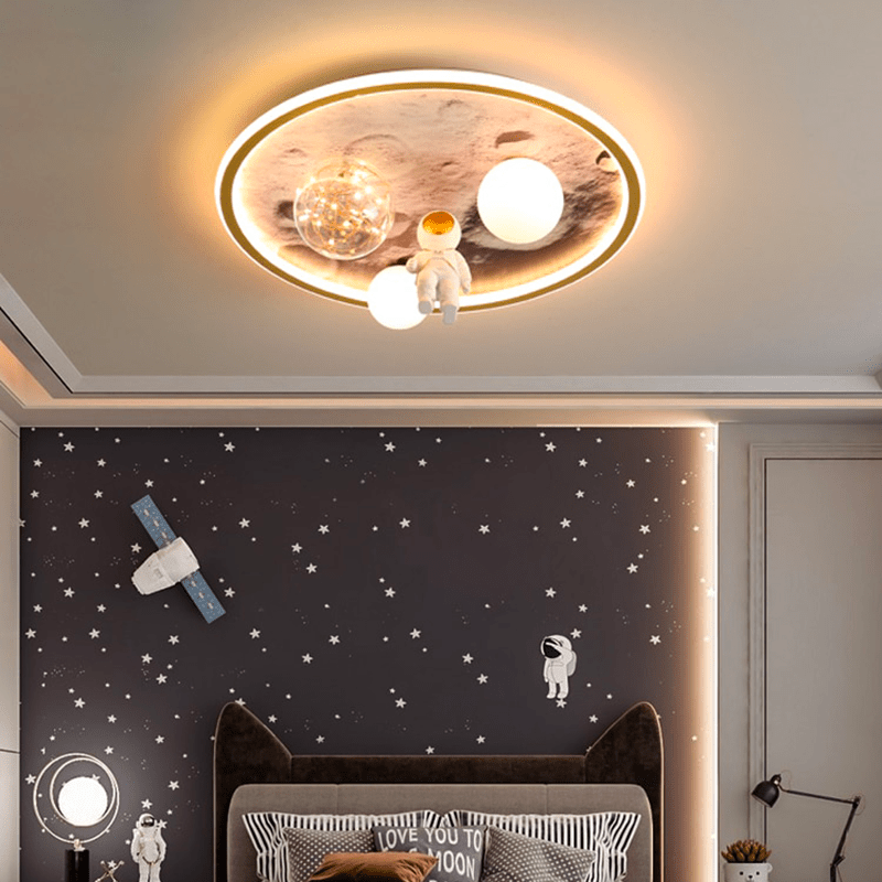 Plafonnier enfant astronaute -
