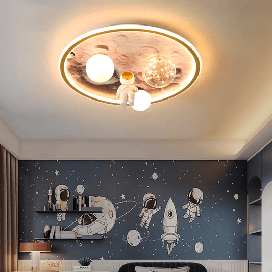 Plafonnier enfant astronaute -