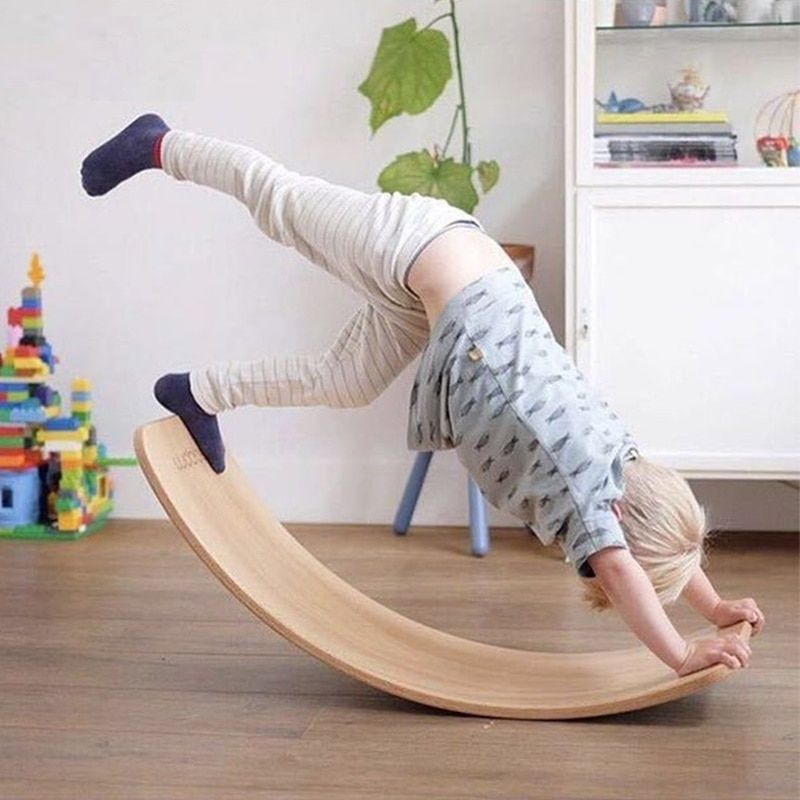 Planche d'équilibre enfant - Bois