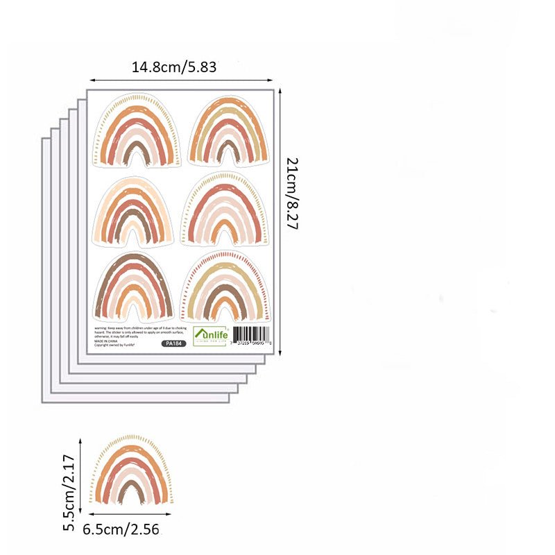 Stickers arc-en-ciel enfant -