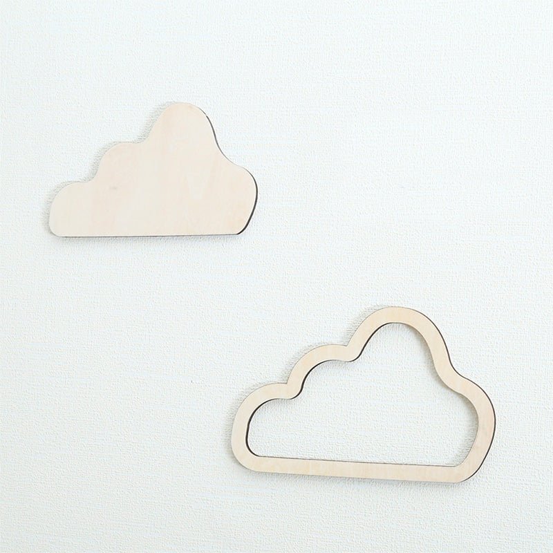 Stickers enfant en bois - Nuage