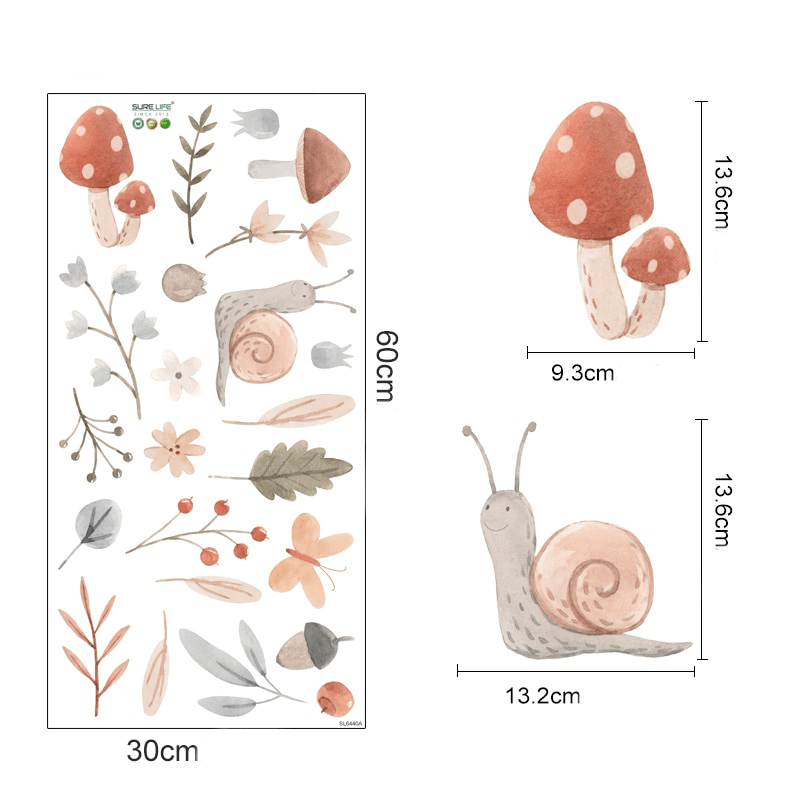 Stickers muraux enfant forêt -