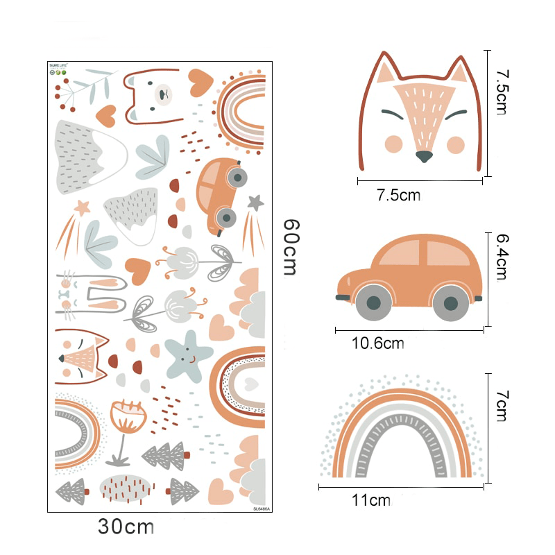 Stickers muraux enfant mixte -