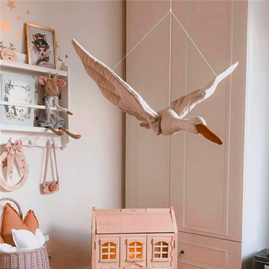 Suspension cygne chambre bébé -