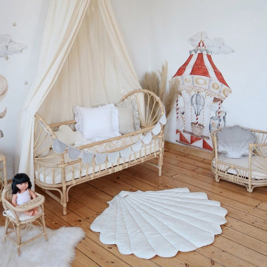 Tapis chambre enfant - Blanc