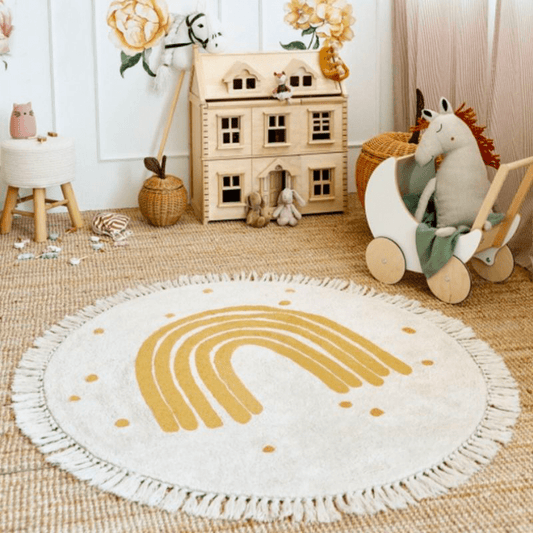 Tapis enfant arc-en-ciel - 80 cm
