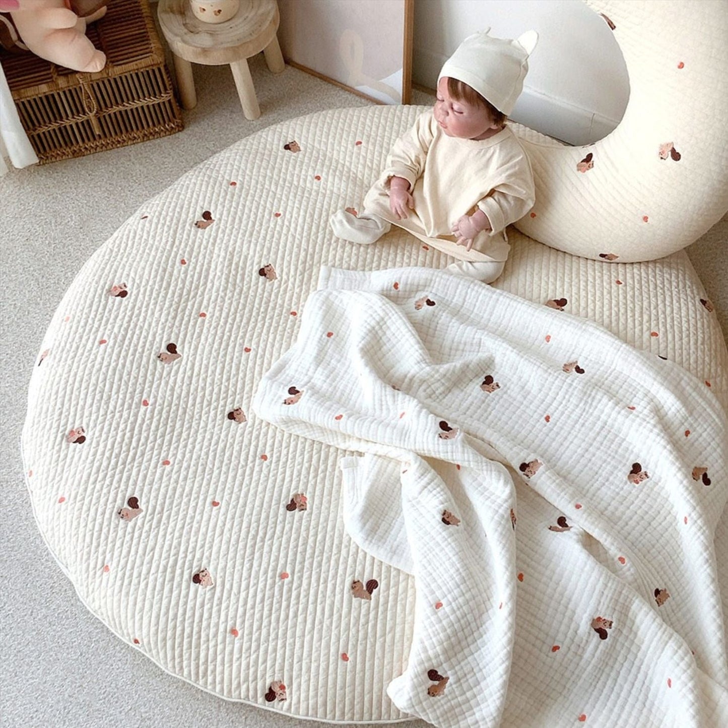 Tapis enfant blanc - 6