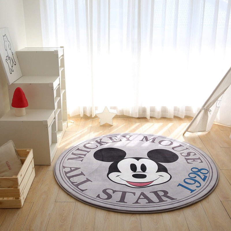 Tapis enfant Mickey - 80x80cm