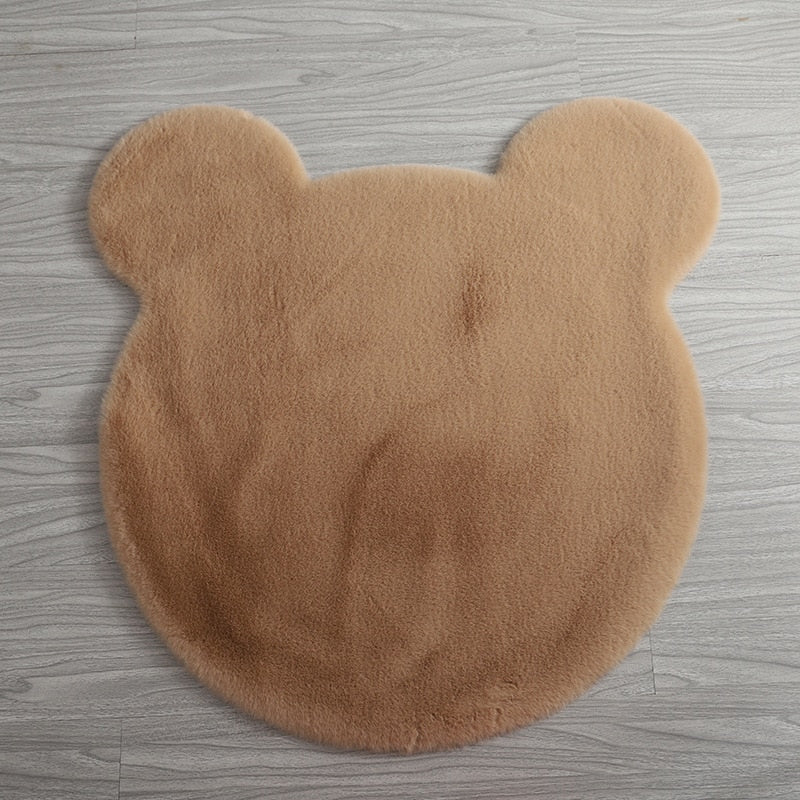 Tapis enfant nounours - Marron