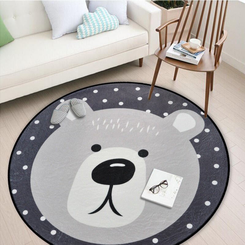 Tapis enfant rond - 100 cm