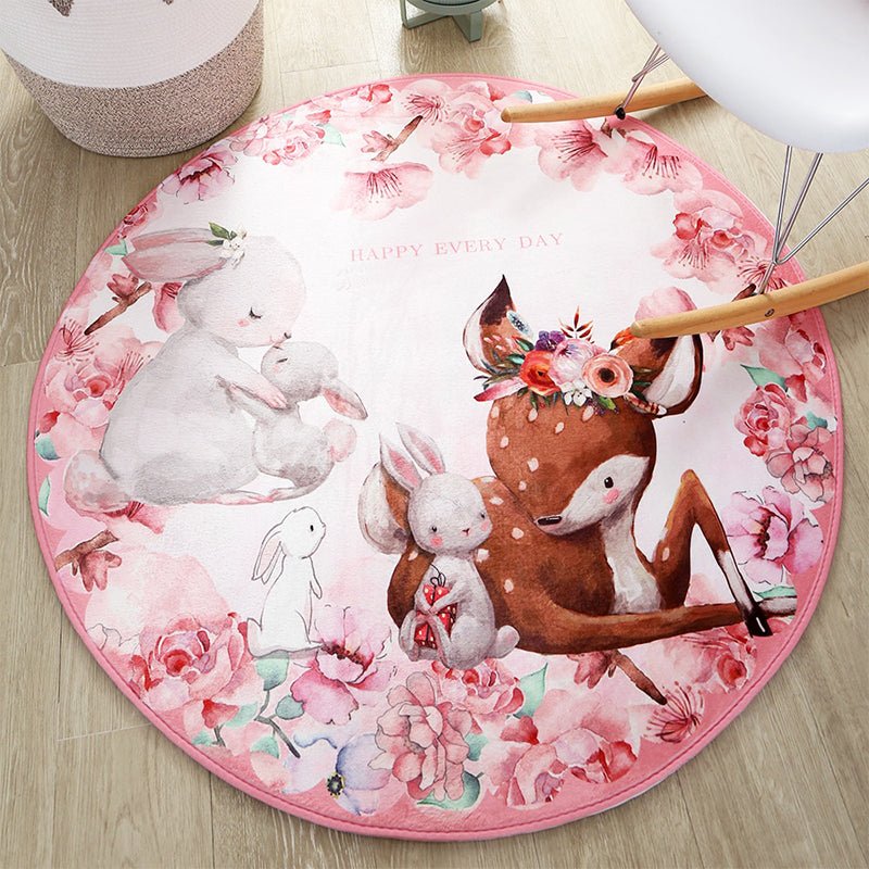 Tapis enfant rose - 2