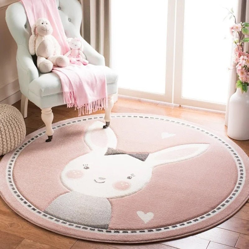 Tapis enfant rose - 80 cm