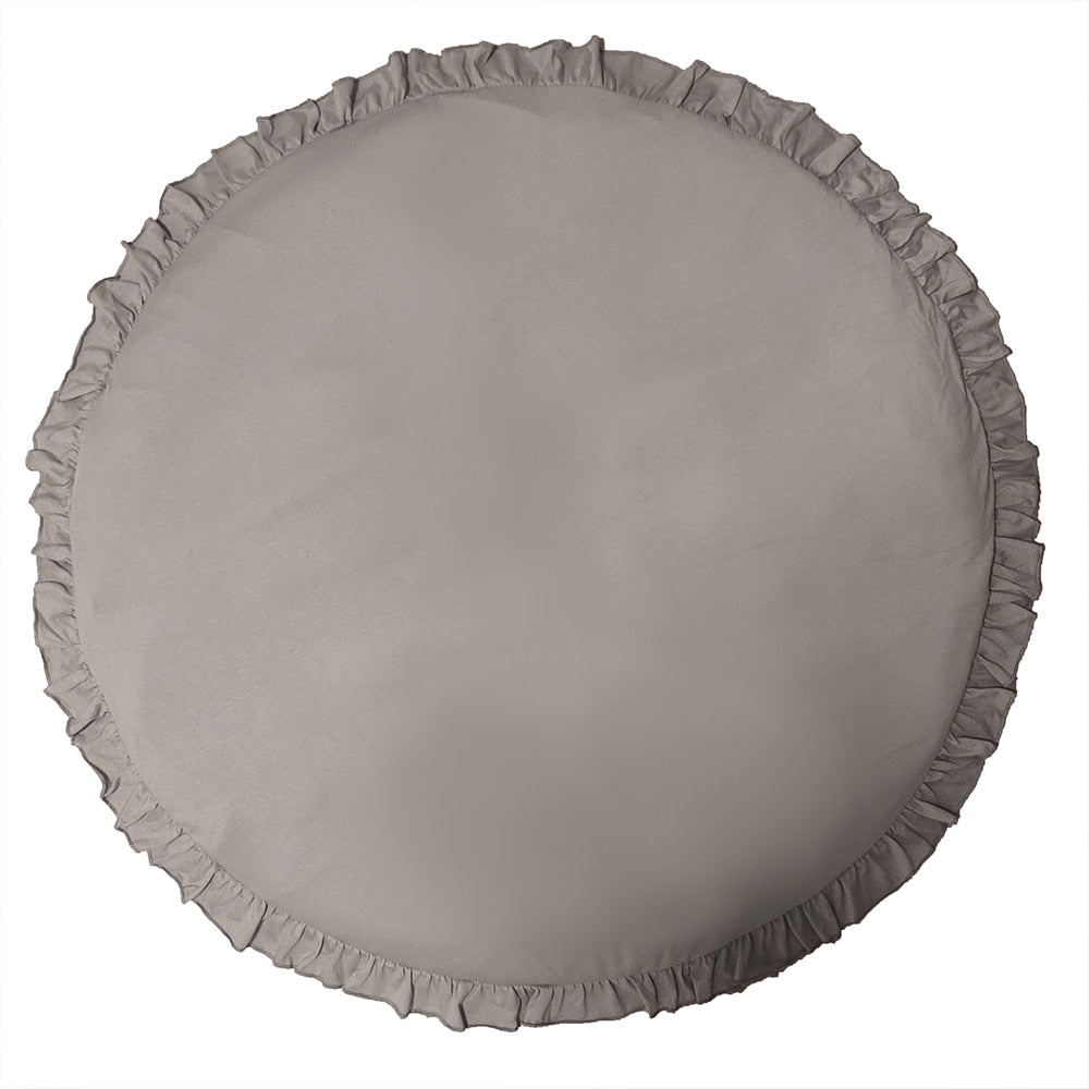 Tapis rond enfant - Taupe