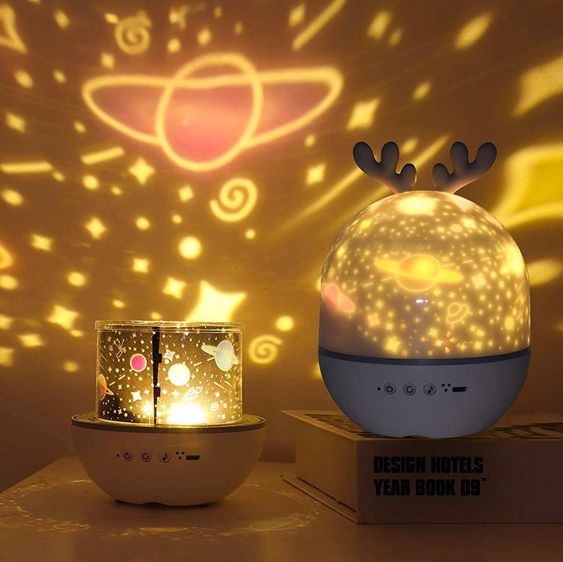 Veilleuse bébé projection plafond -