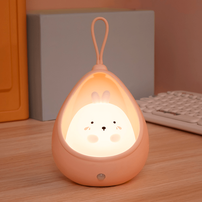 Veilleuse bébé rechargeable - Rose